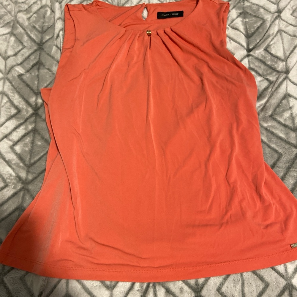 Women's Sleeveless Top - Coral